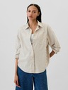 GAP Pruhovaná oversize košile Poplin Big Shirt GAP
