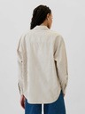 GAP Pruhovaná oversize košile Poplin Big Shirt GAP