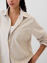 GAP Pruhovaná oversize košile Poplin Big Shirt GAP