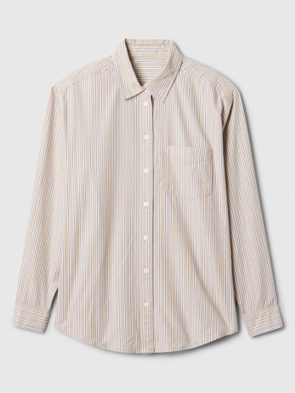 GAP Pruhovaná oversize košile Poplin Big Shirt GAP