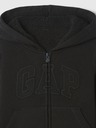 GAP Baby sherpa mikina s logem GAP