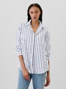 GAP Pruhovaná oversize košile Poplin Big Shirt GAP