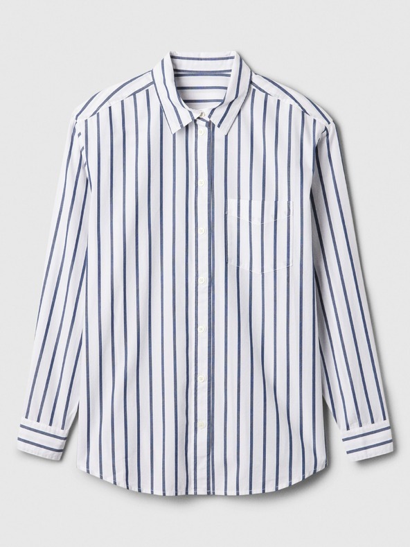 GAP Pruhovaná oversize košile Poplin Big Shirt GAP