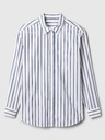 GAP Pruhovaná oversize košile Poplin Big Shirt GAP