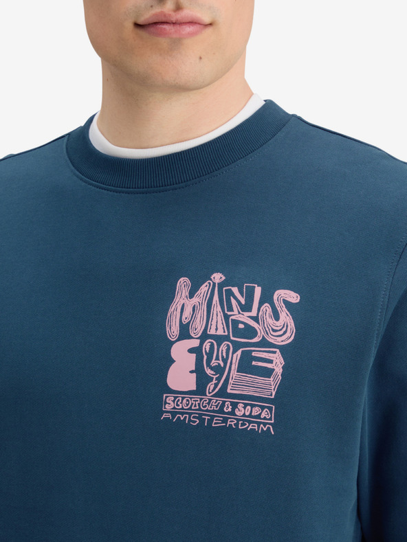 Scotch & Soda Pánská mikina Scotch & Soda Left Chest Artwork