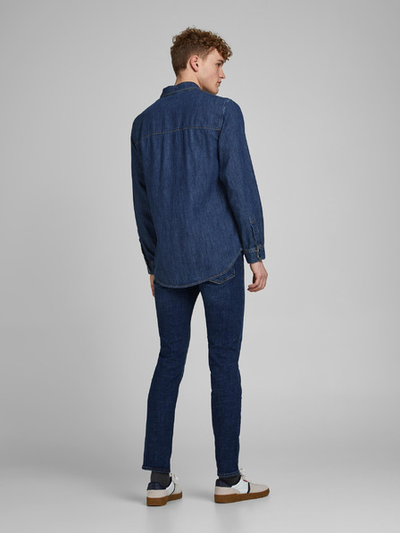 Jack & Jones Modré slim fit džíny Jack & Jones Glenn