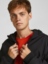 Jack & Jones Černá lehká bunda s kapucí Jack & Jones Classic