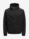 Jack & Jones Černá lehká bunda s kapucí Jack & Jones Classic