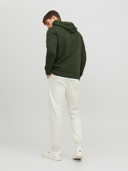 Jack & Jones Světle šedé pánské žíhané tepláky Jack & Jones Kane