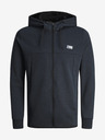 Jack & Jones Tmavě modrá pánská mikina na zip s kapucí Jack & Jones Air