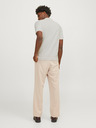 Jack & Jones Krémové pánské polo tričko Jack & Jones Blusandri