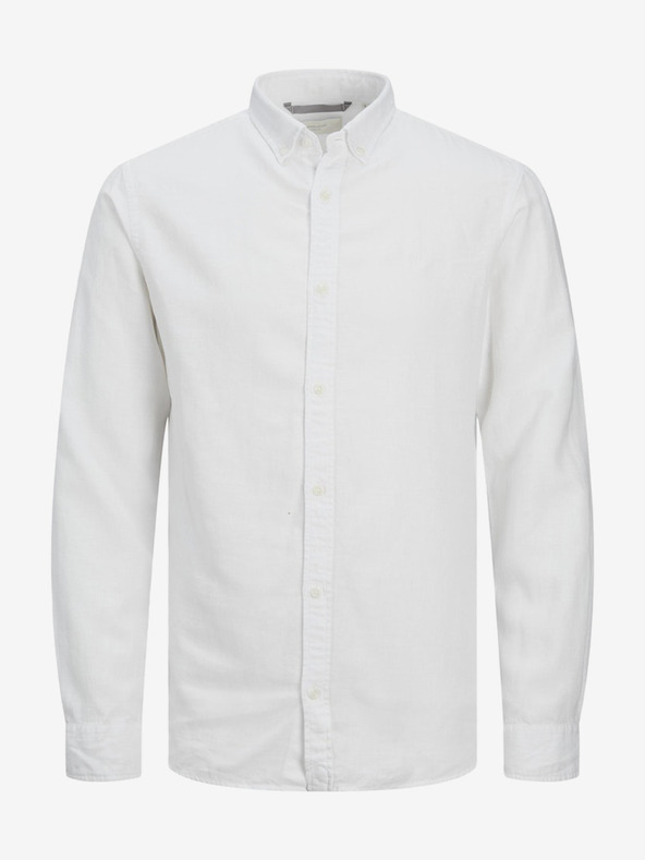 Jack & Jones Bílá pánská košile Jack & Jones Maze