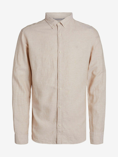 Jack & Jones Béžová pánská košile Jack & Jones Maze