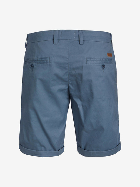 Jack & Jones Modré pánské chino kraťasy Jack & Jones Marco