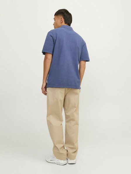 Jack & Jones Modré pánské polo tričko Jack & Jones William