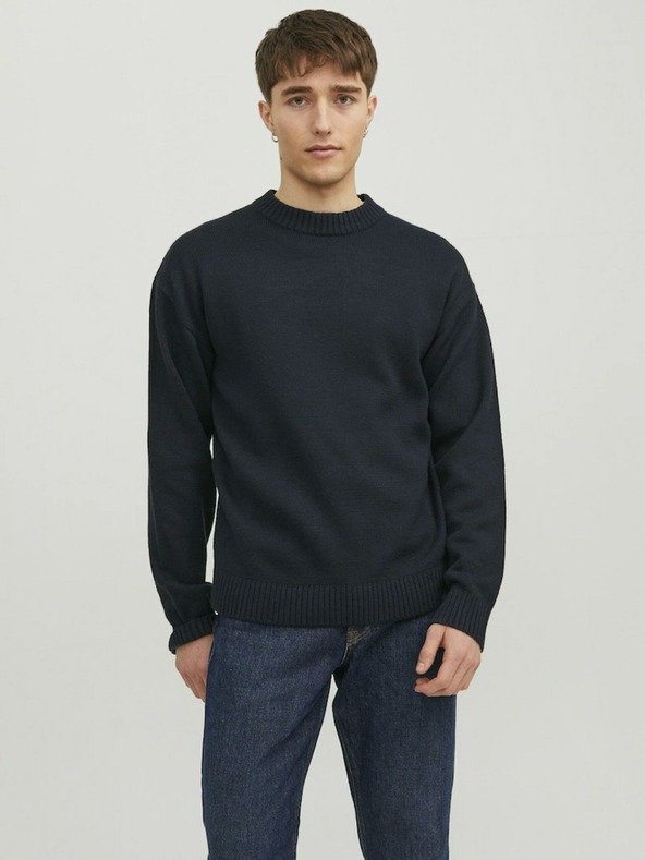 Jack & Jones Tmavě modrý pánský svetr Jack & Jones Jack
