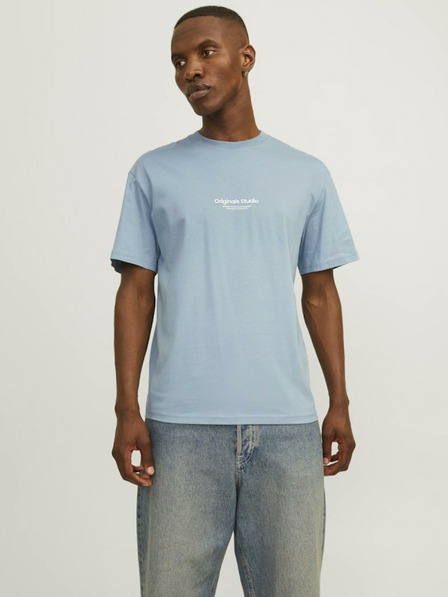 Jack & Jones Světle modré pánské tričko Jack & Jones Vesterbo
