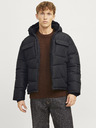 Jack & Jones Černá pánská prošívaná bunda Jack & Jones Build