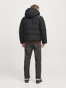 Jack & Jones Černá pánská prošívaná bunda Jack & Jones Build