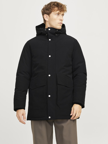 Jack & Jones Černá pánská bunda Jack & Jones Trek