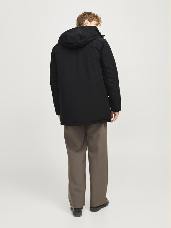 Jack & Jones Černá pánská bunda Jack & Jones Trek