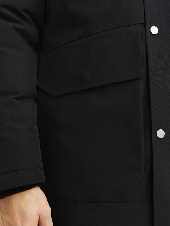 Jack & Jones Černá pánská bunda Jack & Jones Trek