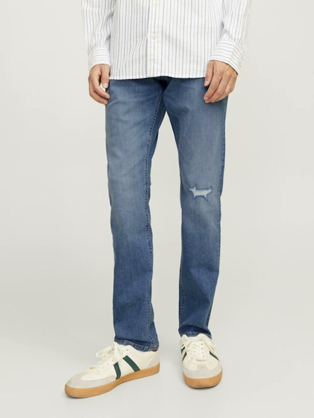 Jack & Jones Modré pánské slim fit džíny Jack & Jones Glenn