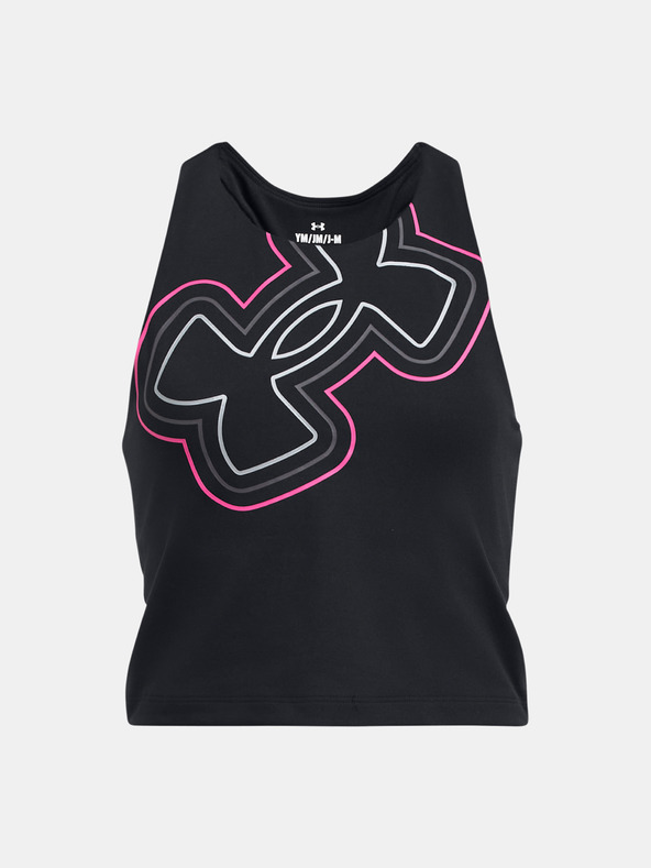 Under Armour Dívčí tílko Under Armour Motion Branded Crop Tank