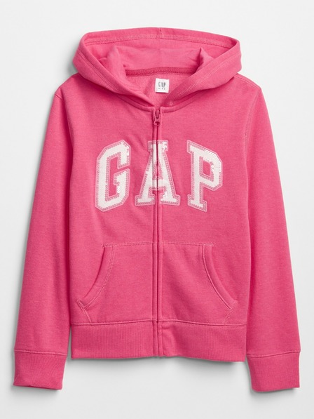 GAP Dětská mikina Gap logo zip GAP
