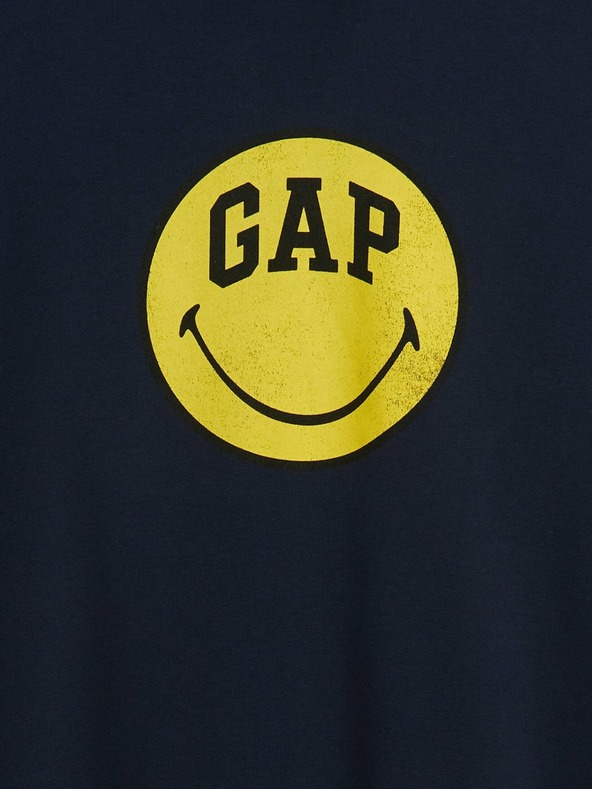 GAP Dětské mikinové šaty Gap × SmileyWorld® GAP