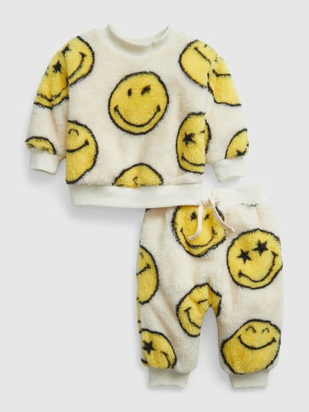 GAP Baby plyšová souprava GAP × SmileyWorld®