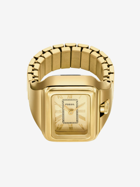 Fossil Dámské hranaté hodinky prsten Fossil Raquel Watch Ring