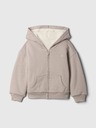 GAP Baby zateplená sherpa mikina GAP