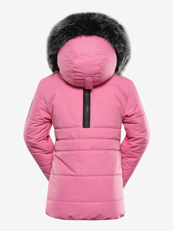 ALPINE PRO Růžová holčičí bunda s membránou PTX Alpine Pro  Werdo
