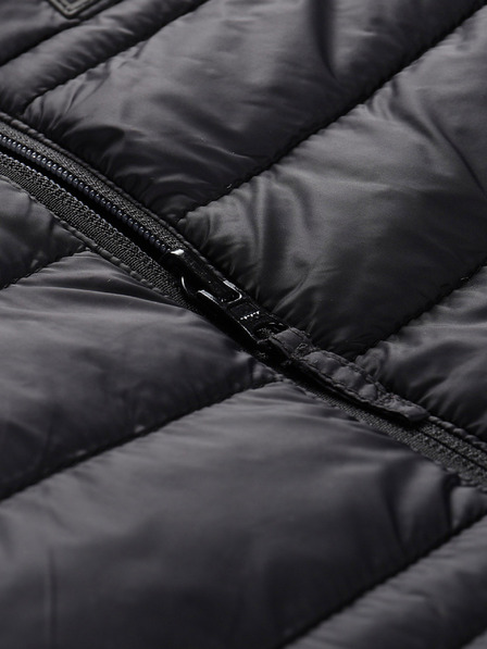 ALPINE PRO Dětská oboustranná bunda hi-therm ALPINE PRO DOUWO černá