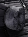 ALPINE PRO Dětská oboustranná bunda hi-therm ALPINE PRO DOUWO černá