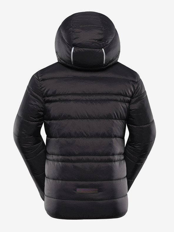 ALPINE PRO Dětská oboustranná bunda hi-therm ALPINE PRO DOUWO černá