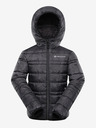 ALPINE PRO Dětská oboustranná bunda hi-therm ALPINE PRO DOUWO černá