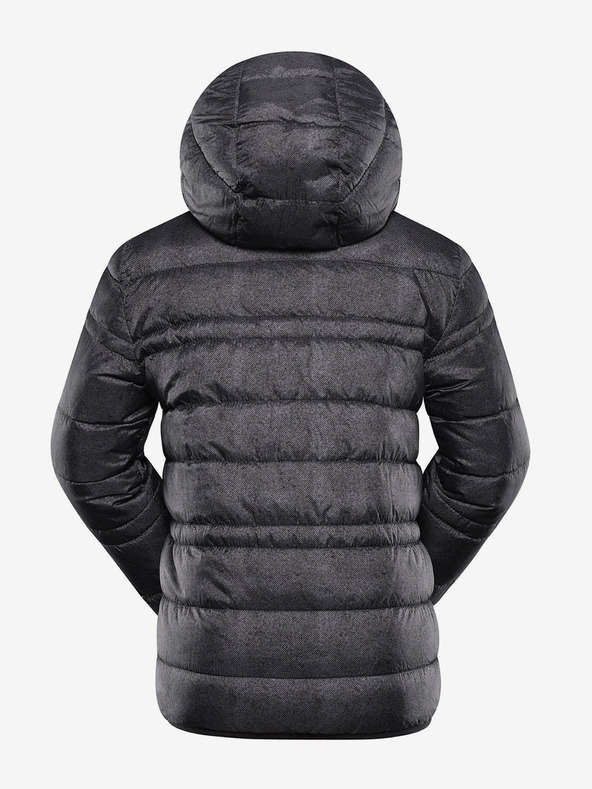 ALPINE PRO Dětská oboustranná bunda hi-therm ALPINE PRO DOUWO černá