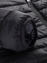 ALPINE PRO Dětská oboustranná bunda hi-therm ALPINE PRO DOUWO černá