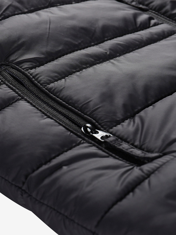 ALPINE PRO Dětská oboustranná bunda hi-therm ALPINE PRO DOUWO černá