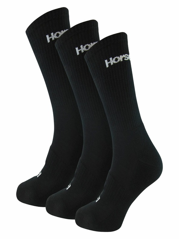 Horsefeathers Ponožky Delete Premium 3Pack - black velikost 11 - 13 HORSEFEATHERS