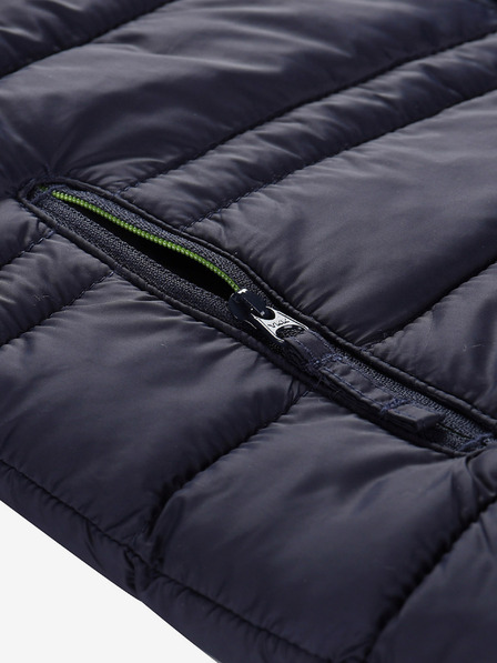 ALPINE PRO Dětská oboustranná bunda hi-therm ALPINE PRO DOUWO modrá