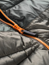 ALPINE PRO Dětská hi-therm bunda s impregnací ALPINE PRO GROLLO neutrální / zemitá