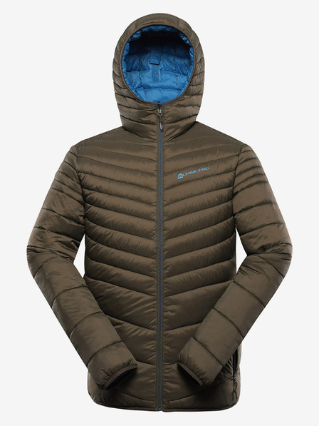 ALPINE PRO Zelená pánská oboustranná bunda Hi-Therm Alpine Pro Erom