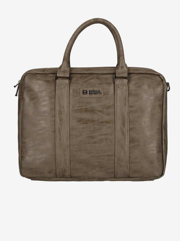 Enrico Benetti Brašna Enrico Benetti Rotterdam 15" Notebook Bag Medium Taupe