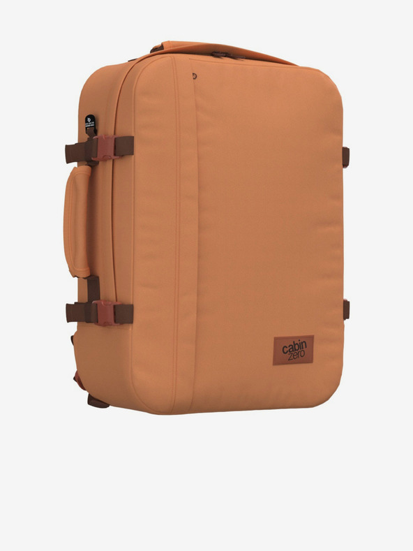 CabinZero Hnědý dámský batoh CabinZero Classic 44L Gobi sands