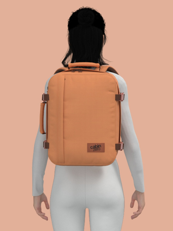 CabinZero Hnědý batoh CabinZero Classic 28L Gobi sands