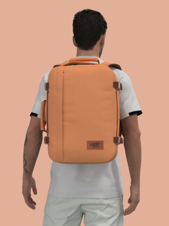 CabinZero Hnědý batoh CabinZero Classic 36L Gobi sands