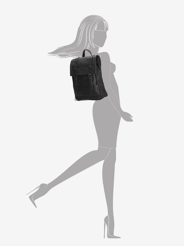 Enrico Benetti Batoh Enrico Benetti Amy Backpack 8 l Black